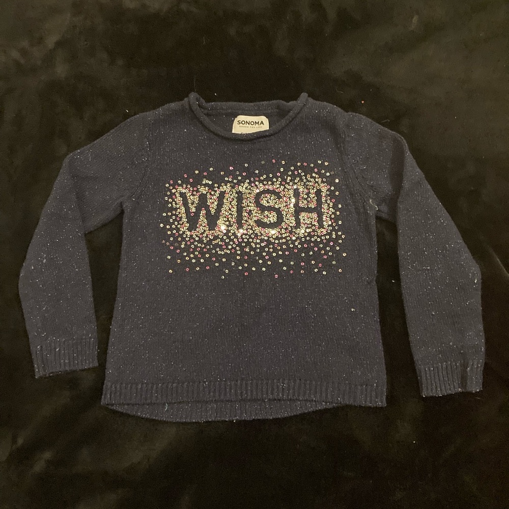 Navy sweater